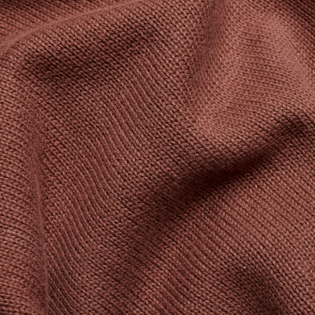 Knitted Cardigan - Chocolate - Fabric Detail