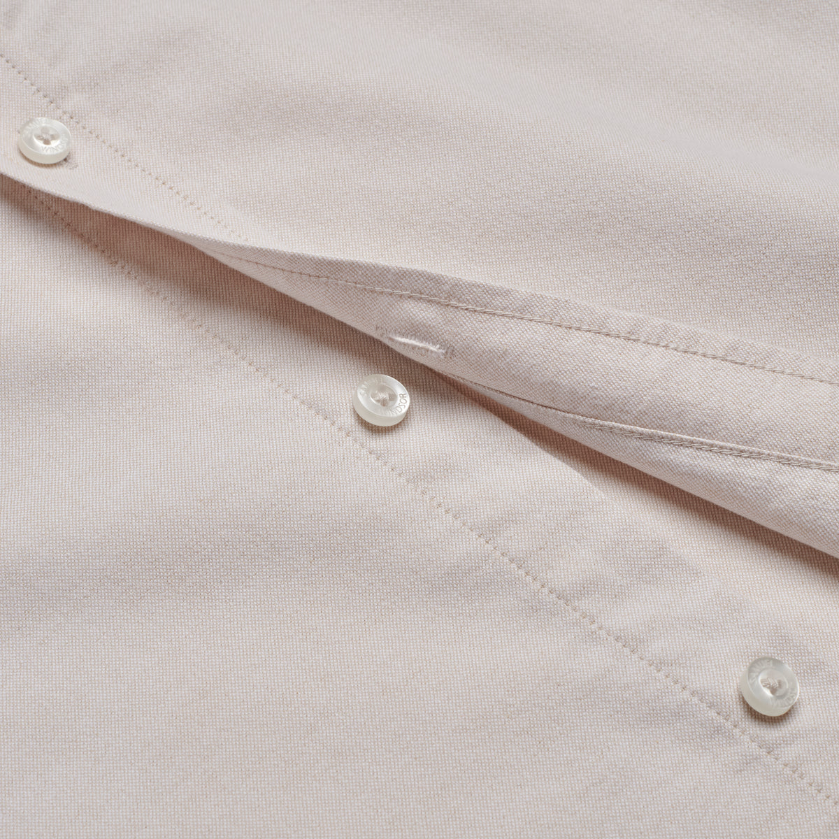 Oxford Shirt - Ecru - Buttons Detail
