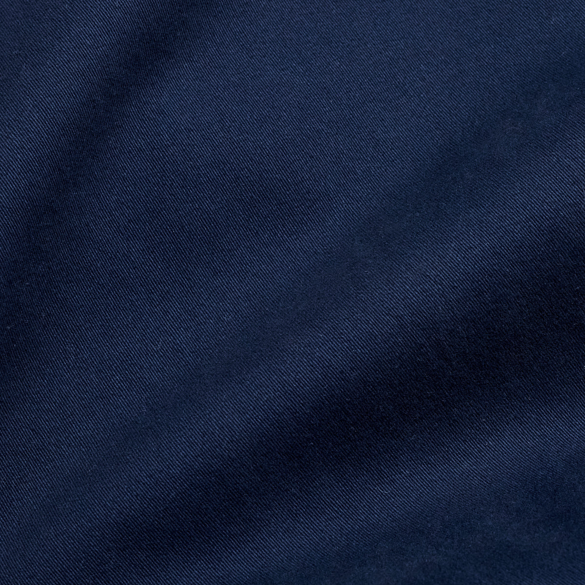 Flat Front Chino - Navy - Fabric Detail
