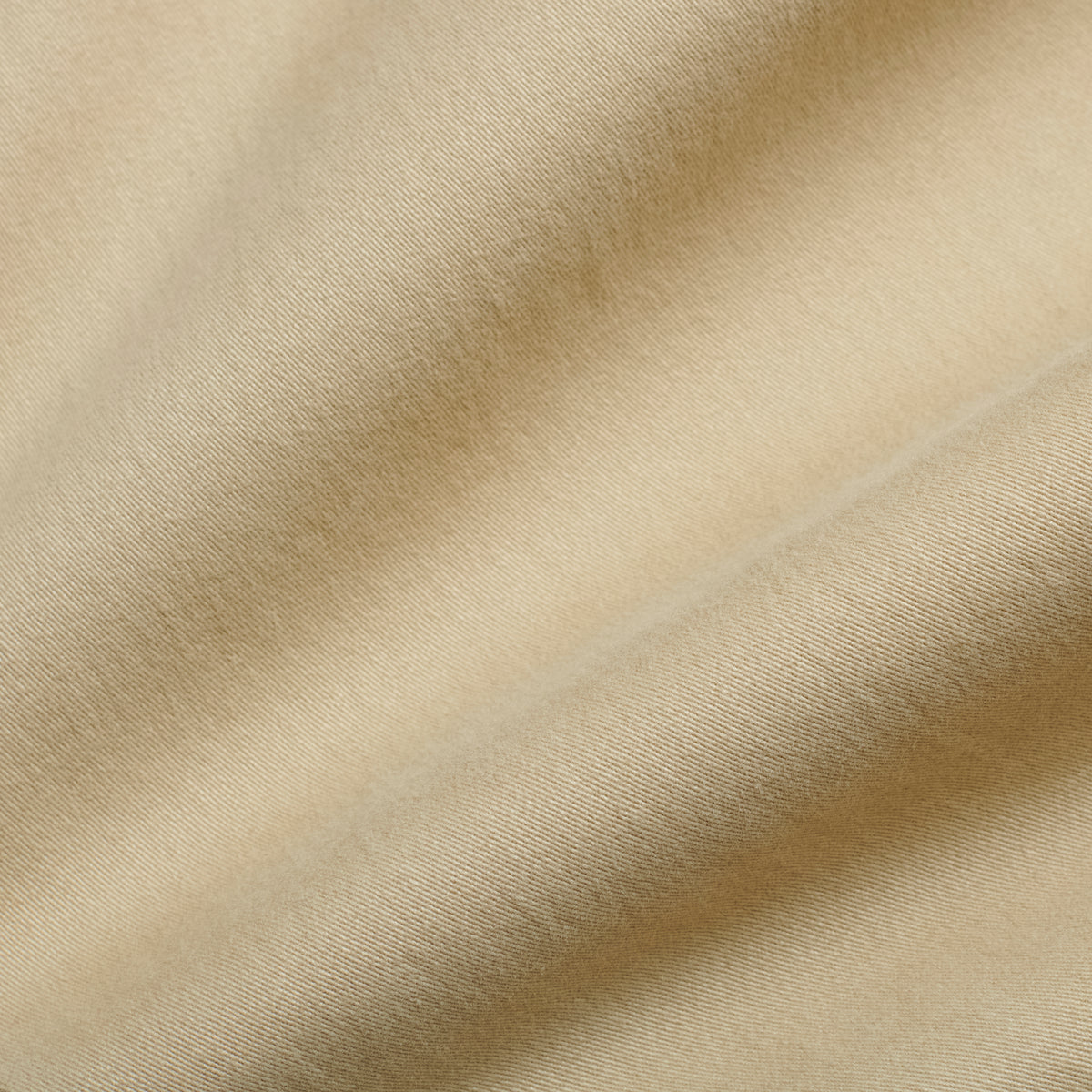 Flat Front Chino - Khaki - Fabric Detail