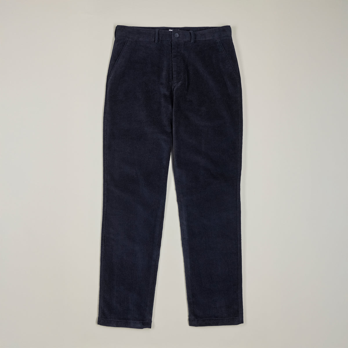 Corduroy Trousers - Navy - Front
