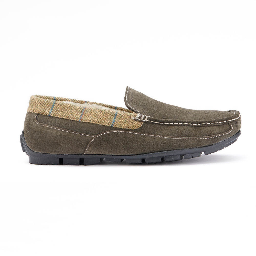 Suede Moccasin – Tweed