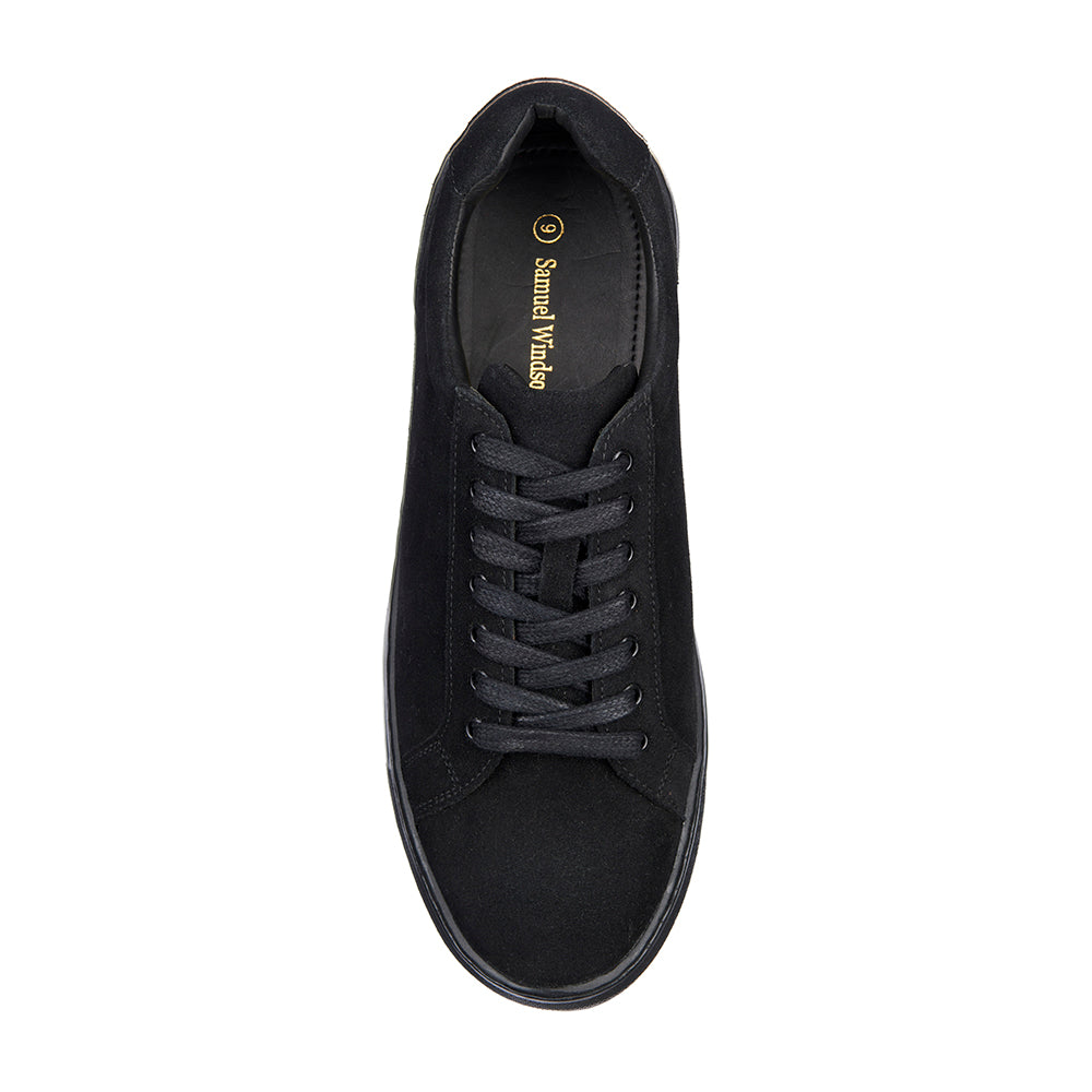 Suede Trainer - Black