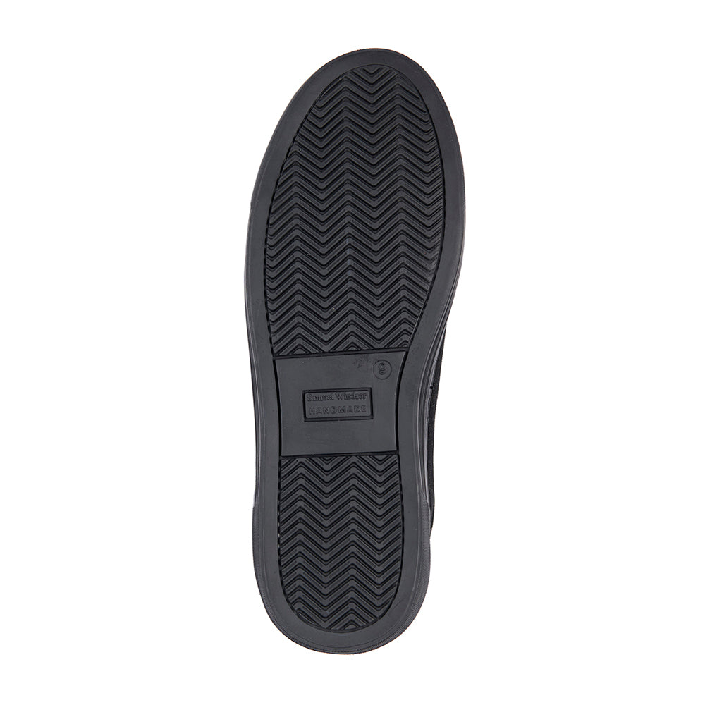 Suede Trainer - Black