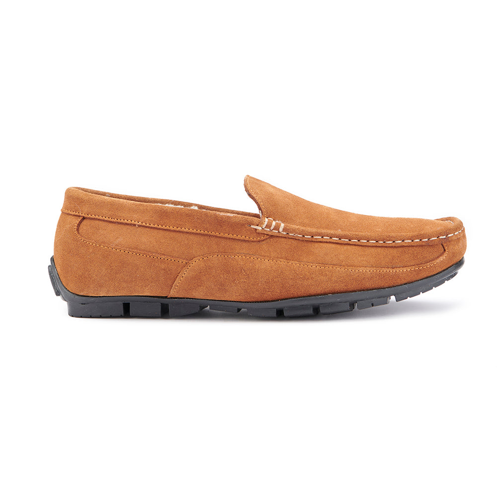 Suede Moccasin – Ginger