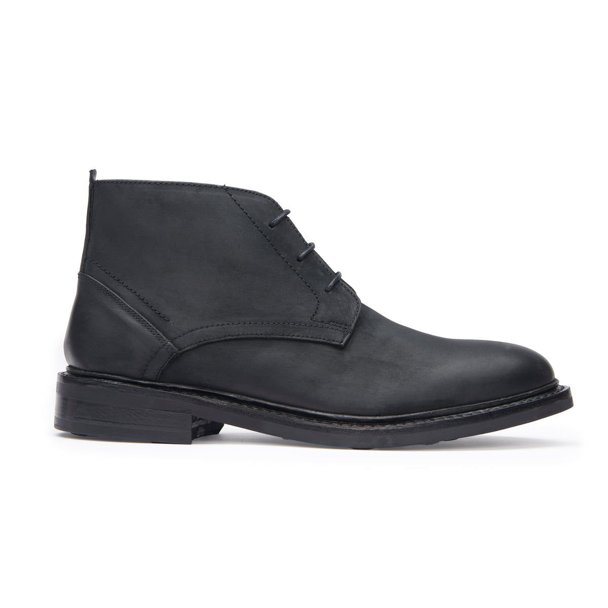 Chukka Boot - Bees Wax Black - side view
