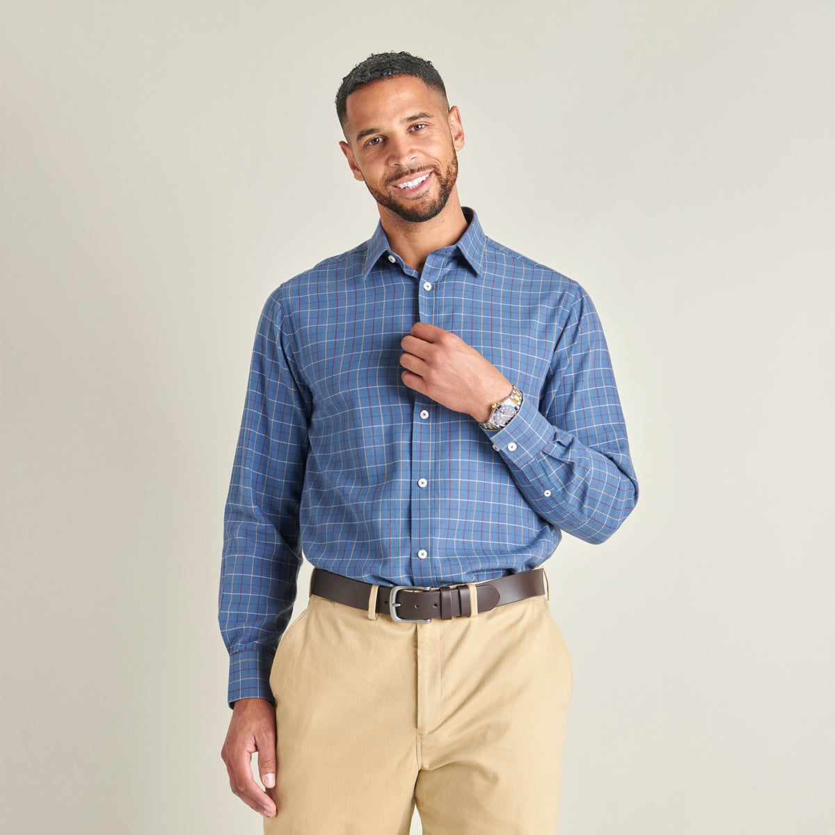 Tattersall Shirt - Langorse - Lifestyle Front
