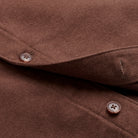 Moleskin Overshirt - Dark Brown - Buttons Detail