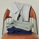 Quarter-Zip Knitted Jumper - Navy - Group Shot