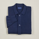 Knitted Cardigan - Navy - Folded