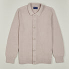 Knitted Cardigan - Taupe - Front