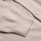 Knitted Cardigan - Taupe - Sleeve Detail