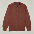 Knitted Cardigan - Chocolate - Front