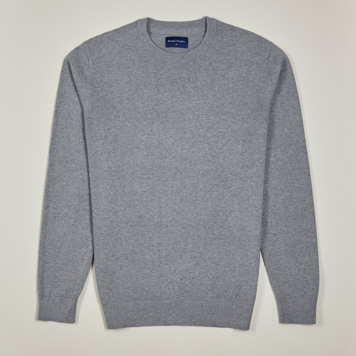 Crew Neck Jumper - Grey - Front
