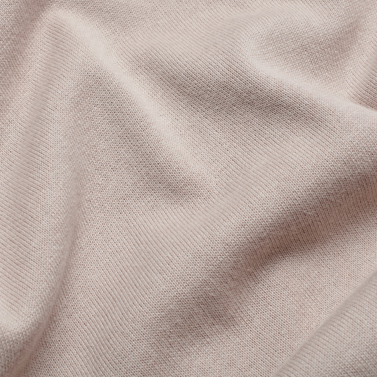 Knitted Polo - Taupe - Fabric Detail