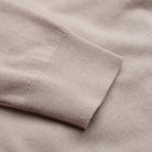 Knitted Polo - Taupe - Sleeve Detail