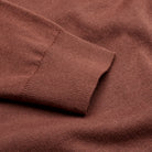 Knitted Polo - Chocolate - Sleeve Detail