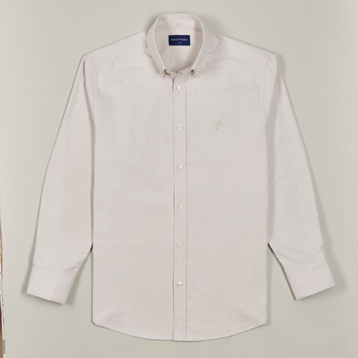 Oxford Shirt - Ecru - Front