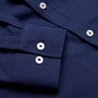 Oxford Shirt - Navy - Sleeve Detail