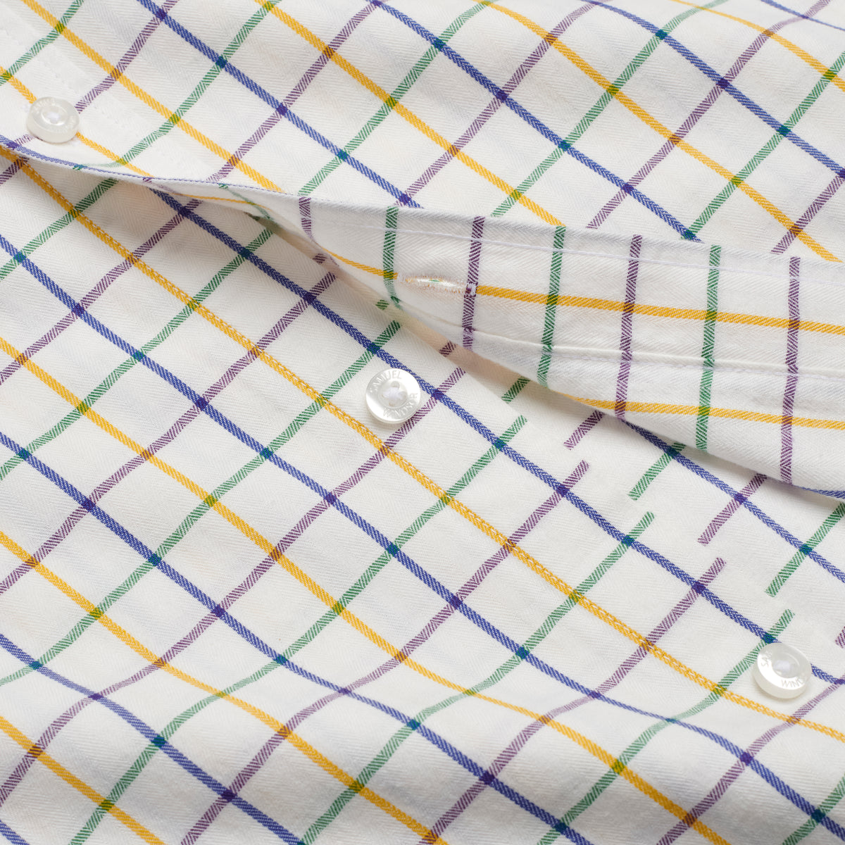 Tattersall Shirt - Highfield - Buttons Detail