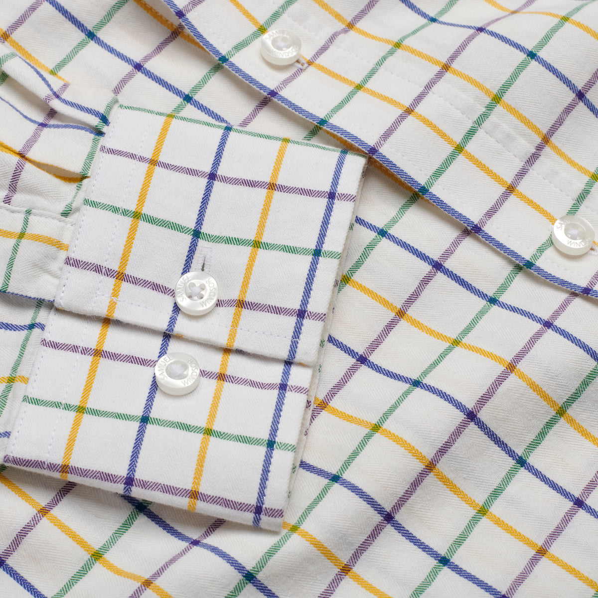 Tattersall Shirt - Highfield - Sleeve Detail