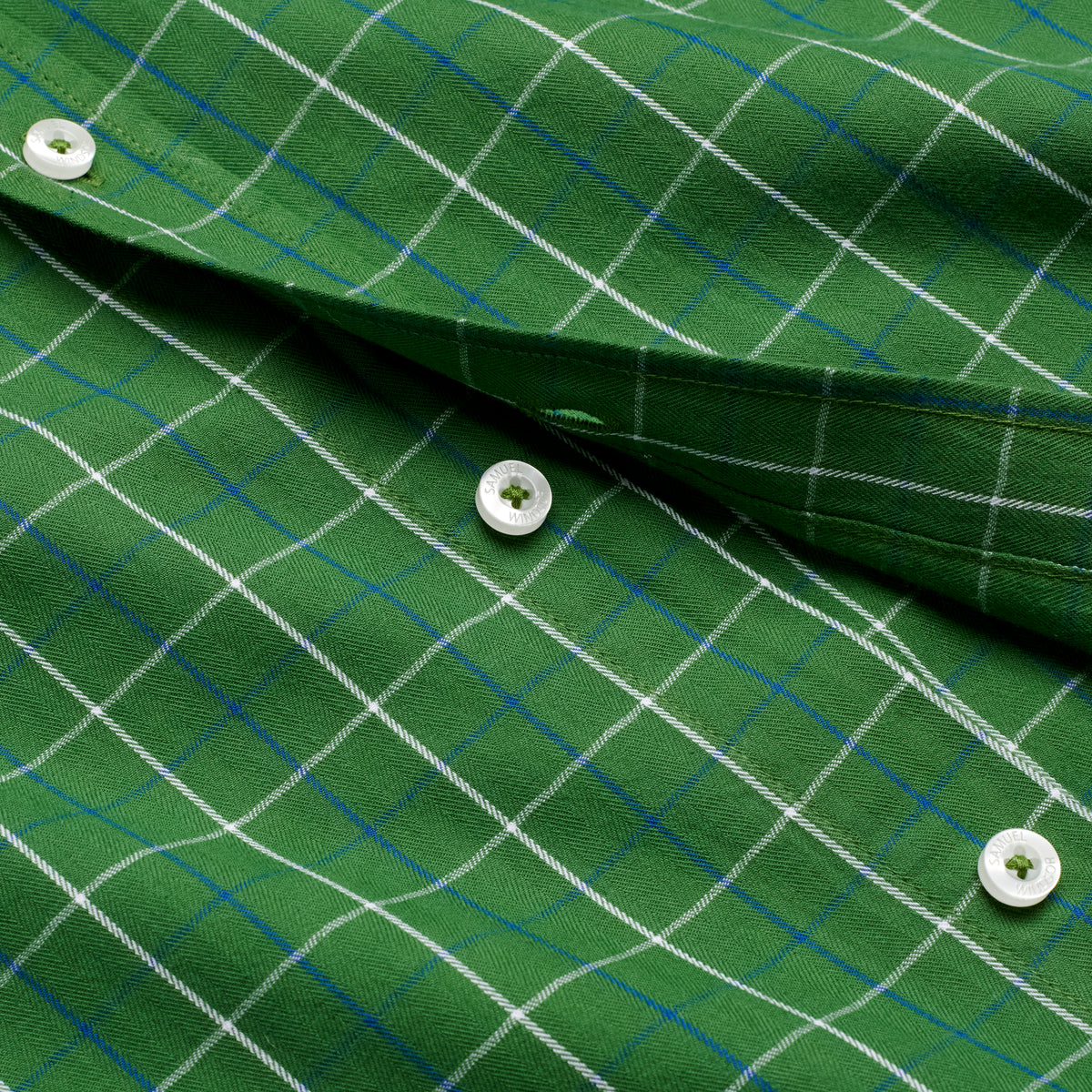Tattersall Shirt - Appleby - Buttons Detail