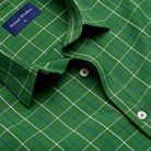 Tattersall Shirt - Appleby - Neckline Detail