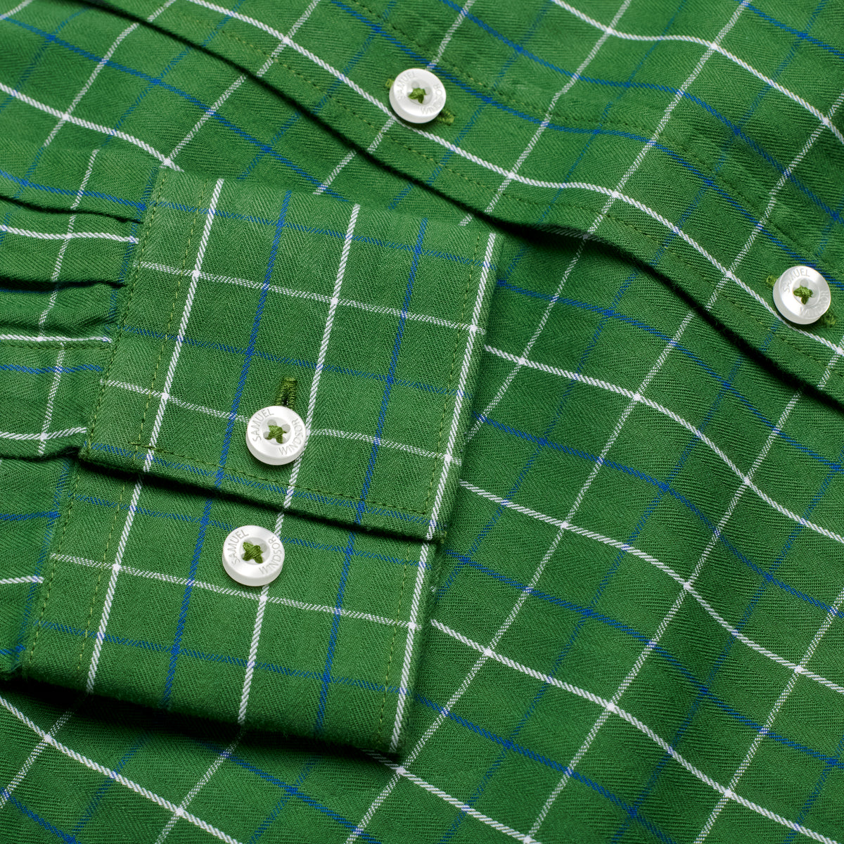 Tattersall Shirt - Appleby - Sleeve Detail
