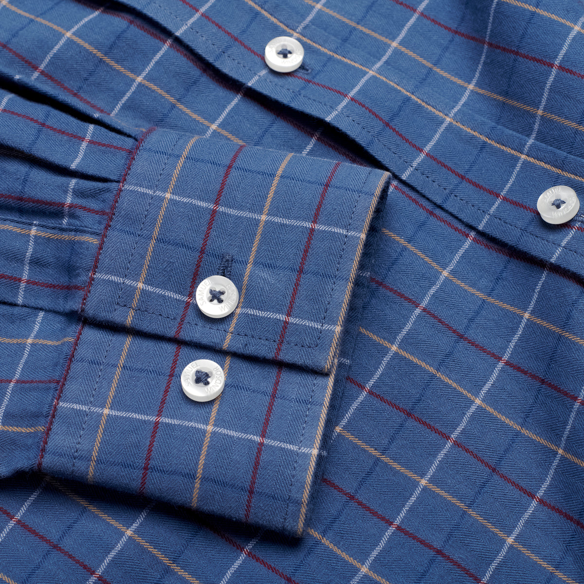 Tattersall Shirt - Langorse - Sleeve Detail