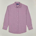 Poplin Shirt - Berry Check - Front