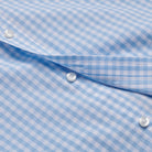 Poplin Shirt - Sky Check - Buttons Detail