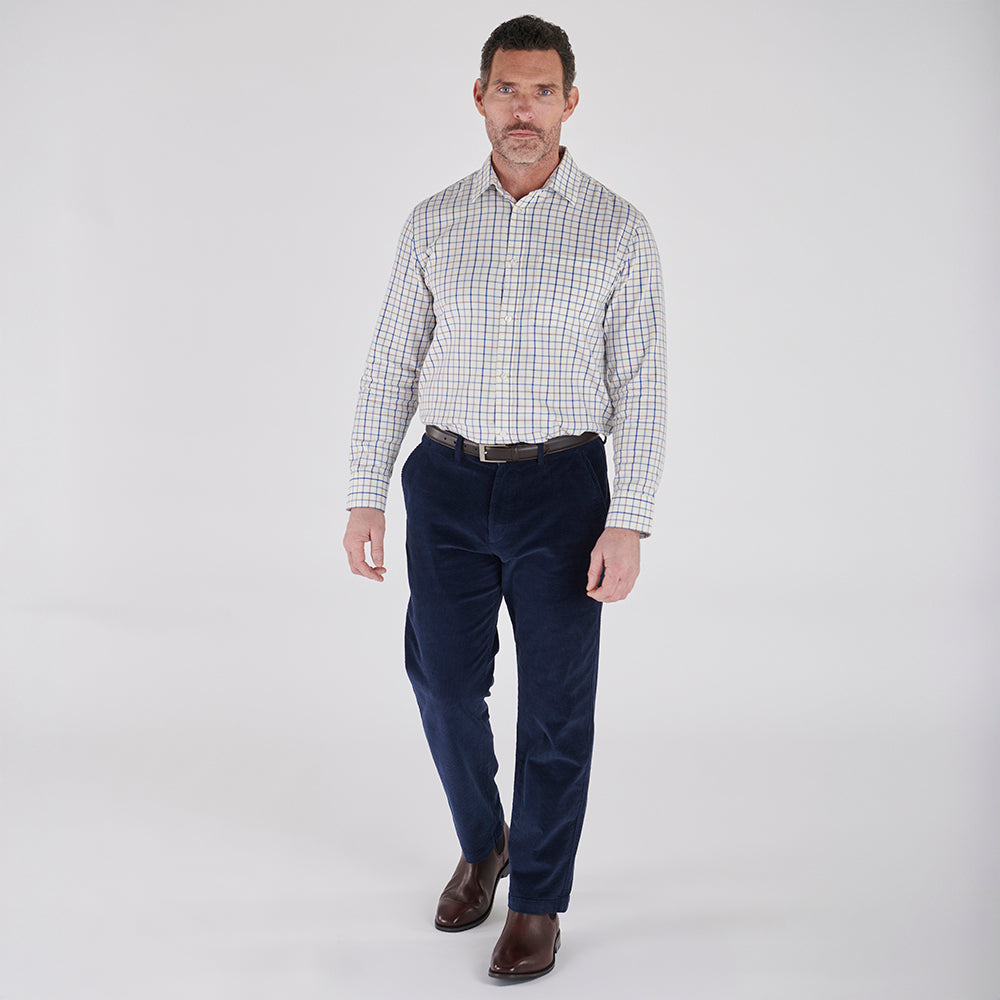 Corduroy Trouser - Navy – Samuel Windsor