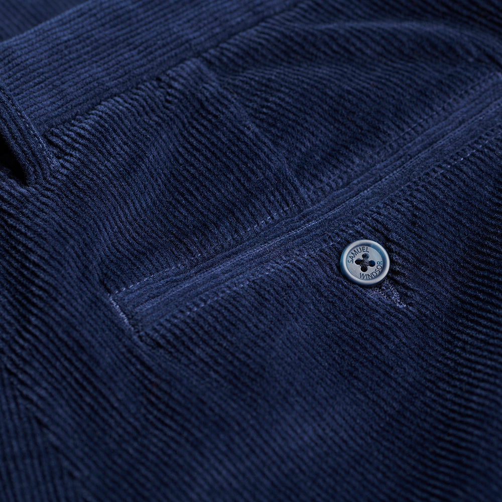 Corduroy Trouser - Navy – Samuel Windsor