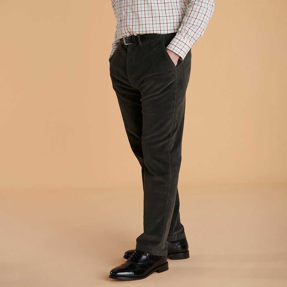 Corduroy Trouser - Gunmetal – Samuel Windsor
