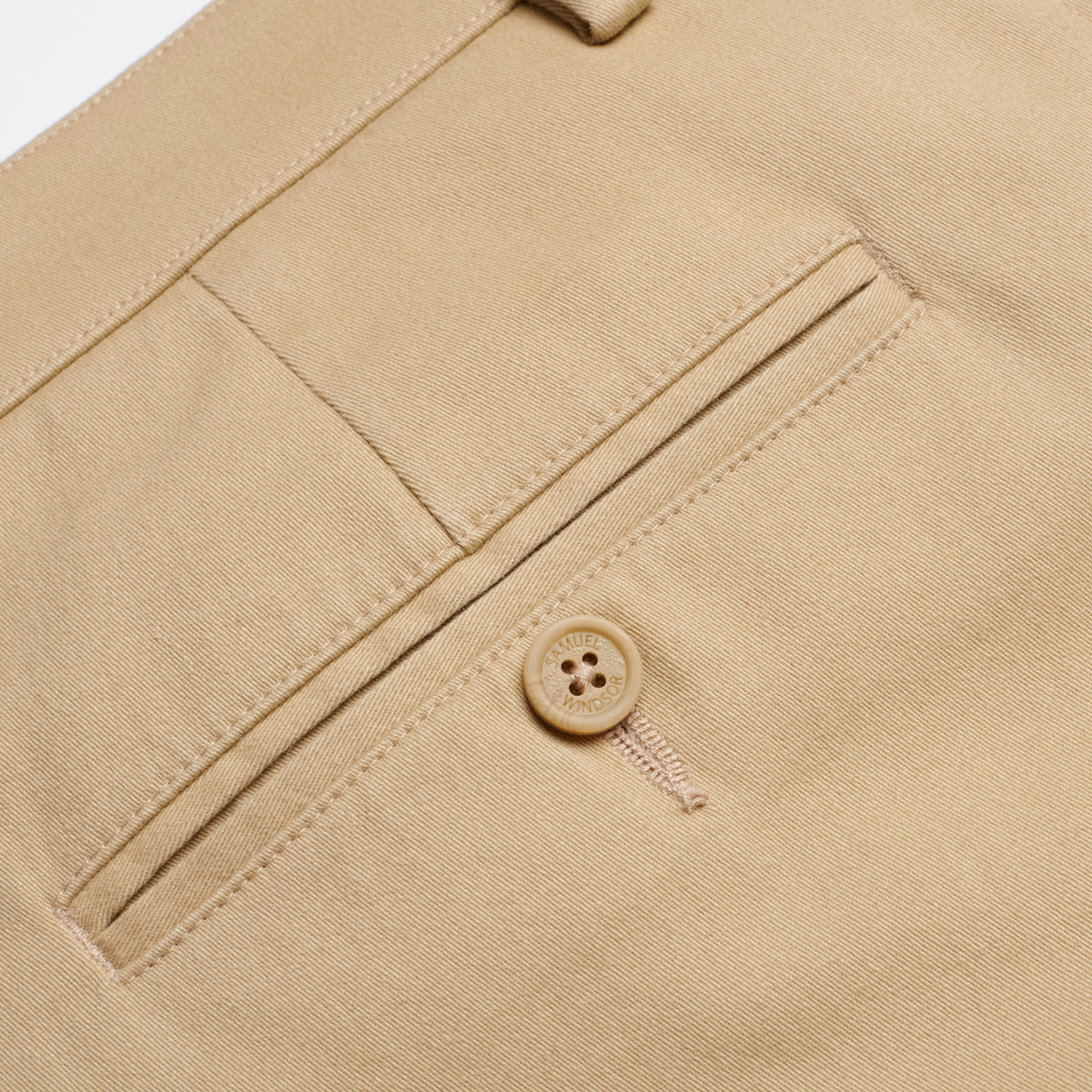 Slim Chino - Taupe - Pocket Detail