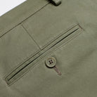 Slim Chino - Sage - Pocket Detail
