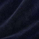 Corduroy Trousers - Navy - Fabric Detail