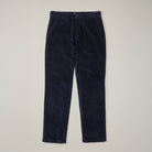 Corduroy Trousers - Navy - Front