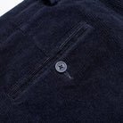 Corduroy Trousers - Navy - Pocket Detail
