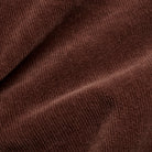 Corduroy Trousers - Dark Brown - Fabric Detail