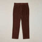 Corduroy Trousers - Dark Brown - Front