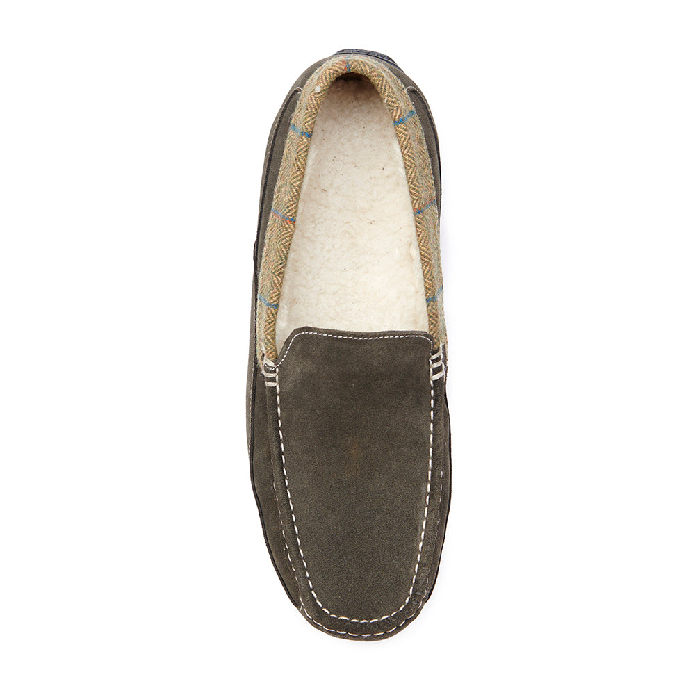 Suede Moccasin – Tweed