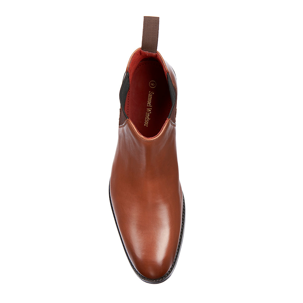 Huntington Chelsea Boot Brown Samuel Windsor