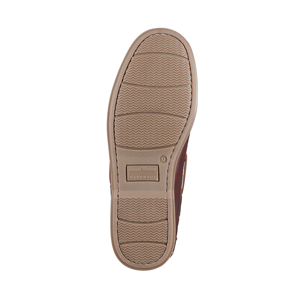 Slip On Deck Shoe - Brown – Samuel Windsor