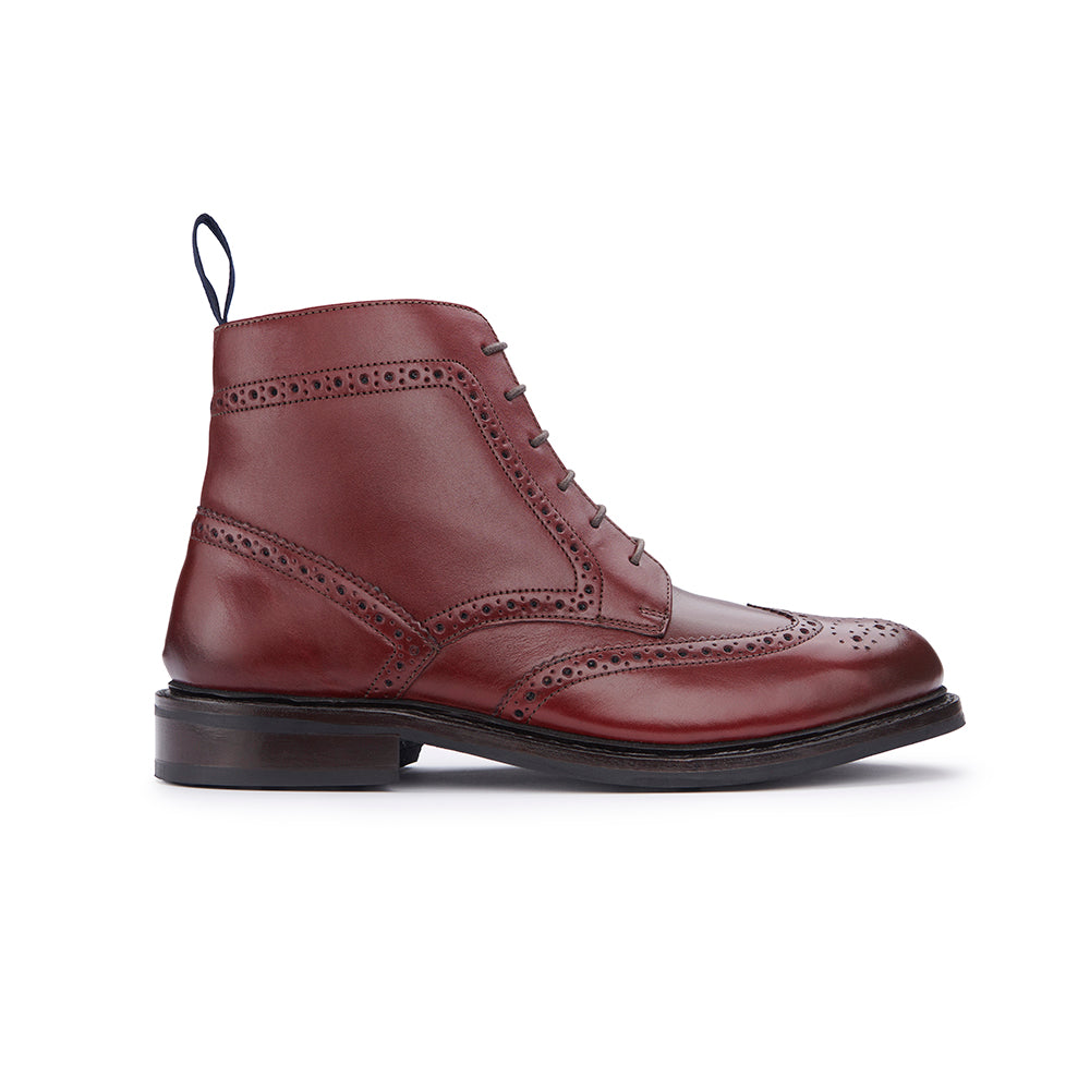 Country Brogue Boot - Oxblood – Samuel Windsor