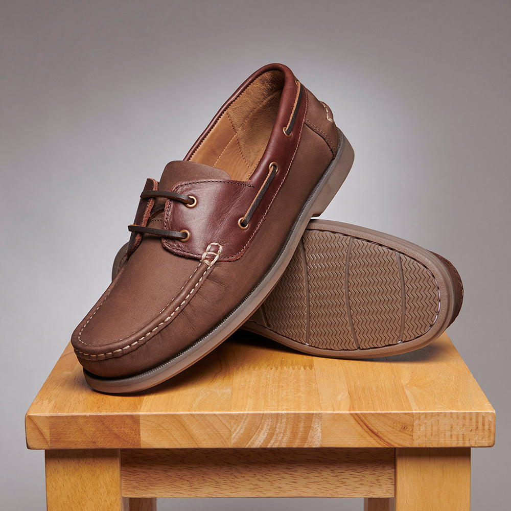 Deck Shoe - Havana/Brown – Samuel Windsor