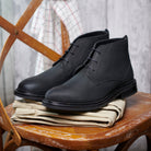 Chukka Boot - Bees Wax Black - styled