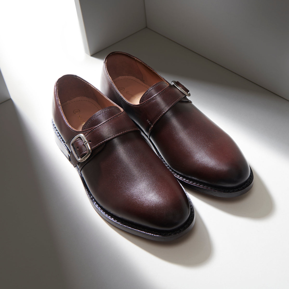 Monk Shoe - Dark Brown - styled