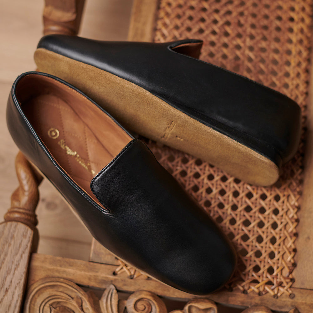 英Samuel Windsor★27.5㎝■ローファー/スリッポン/90ｓ/80 Samuel Windsor Hand Made Men's Brown Leather Slip On Shoes