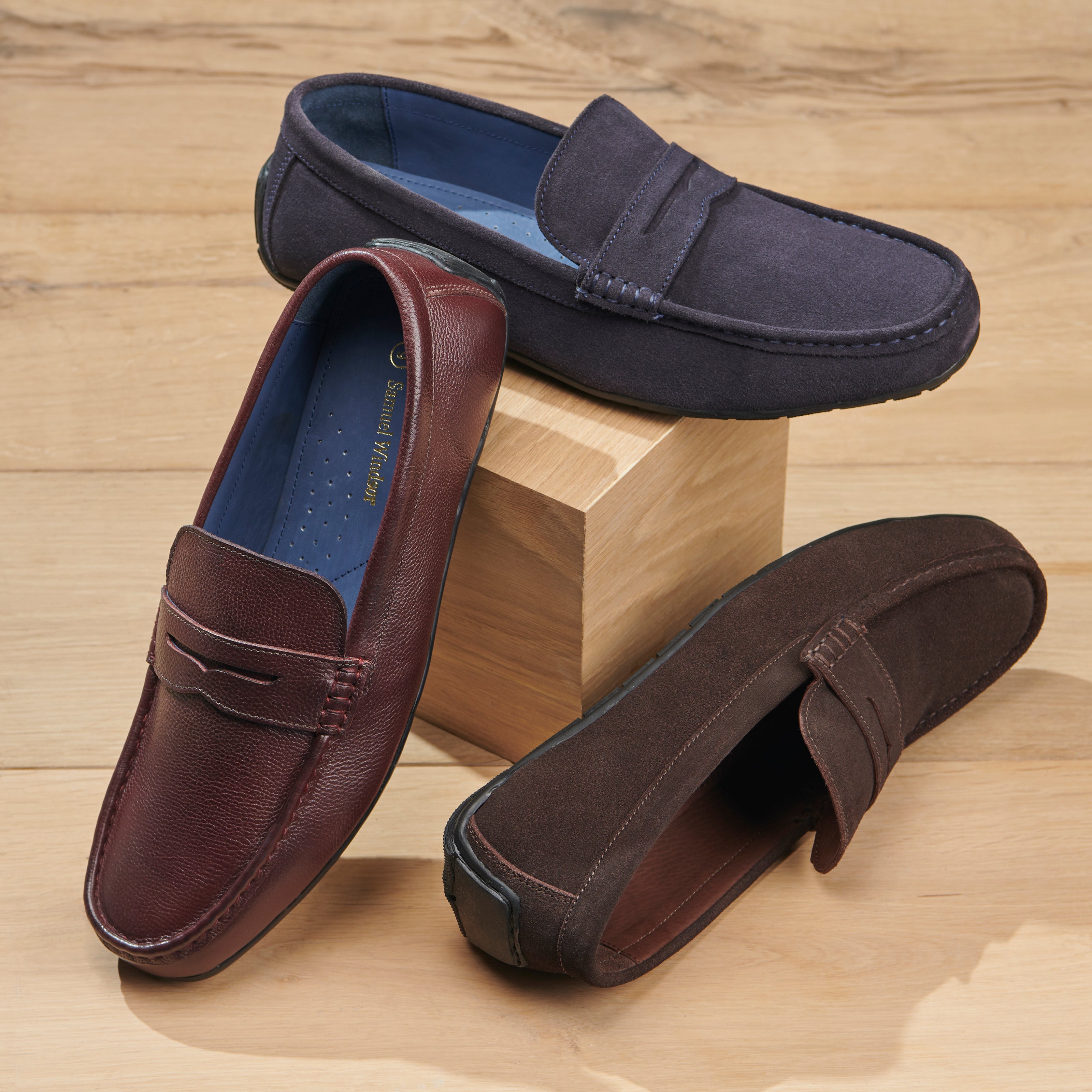 Men's Leather Loafers - Samuel Windsor
